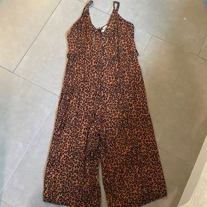 American eagle leopard romper